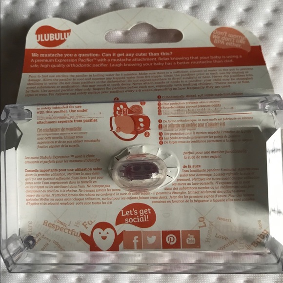 New Mustache Pacifier - Picture 2 of 2